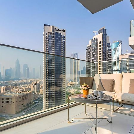 Luxury Studios With Burj Khalifa Or Canal View In Downtown - Marquise Square Tower 두바이 외부 사진