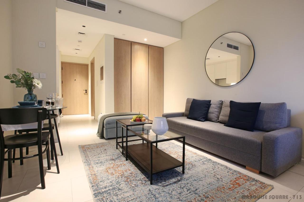 Luxury Studios With Burj Khalifa Or Canal View In Downtown - Marquise Square Tower 두바이 외부 사진