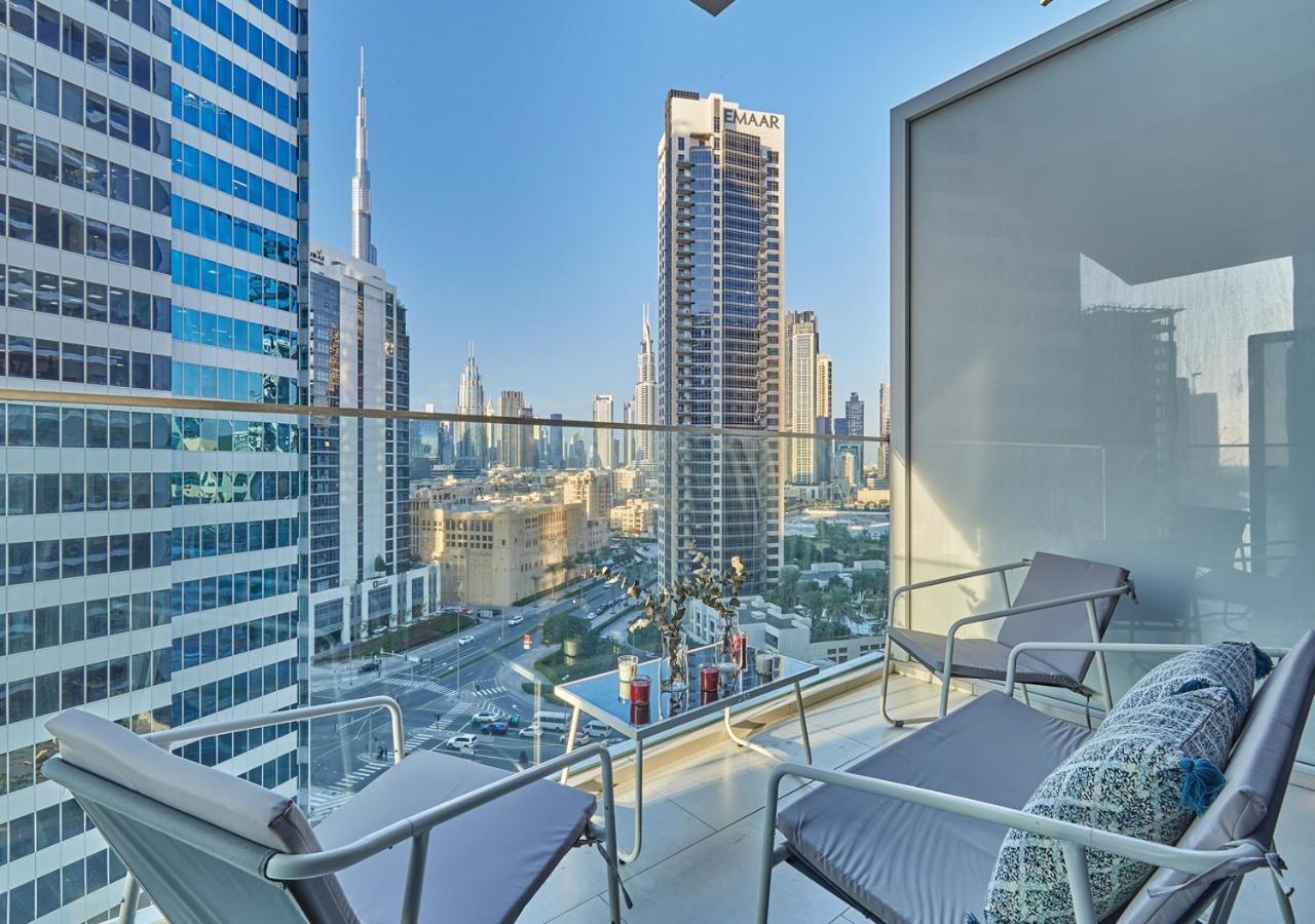 Luxury Studios With Burj Khalifa Or Canal View In Downtown - Marquise Square Tower 두바이 외부 사진