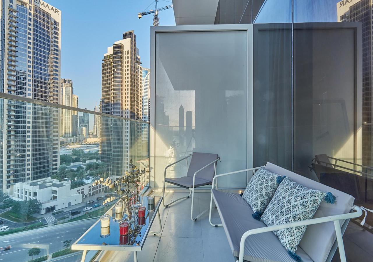 Luxury Studios With Burj Khalifa Or Canal View In Downtown - Marquise Square Tower 두바이 외부 사진