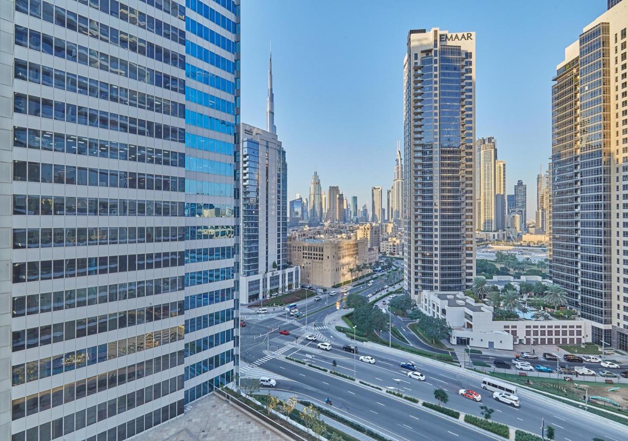 Luxury Studios With Burj Khalifa Or Canal View In Downtown - Marquise Square Tower 두바이 외부 사진